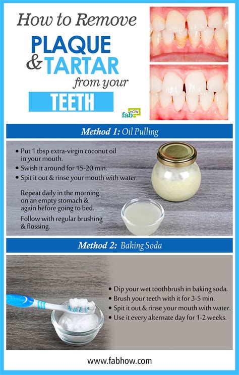 How to Remove Plaque and Tartar from Your Teeth | Fab How