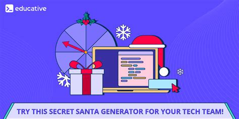 Try this Secret Santa Generator for your team!