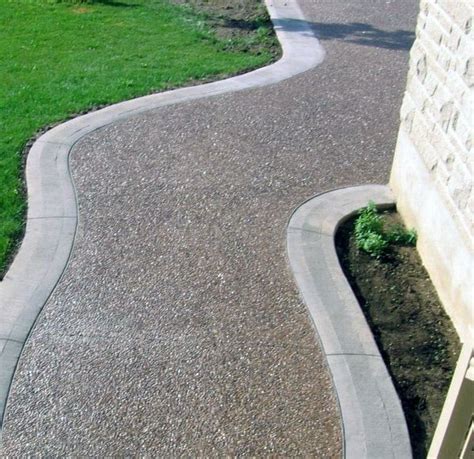 Top 60 Best Concrete Walkway Ideas - Outdoor Path Designs