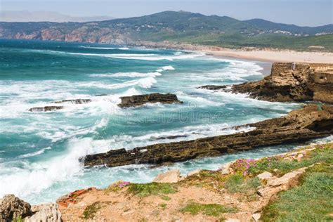 Praia do Guincho stock image. Image of praia, surfing - 83502791