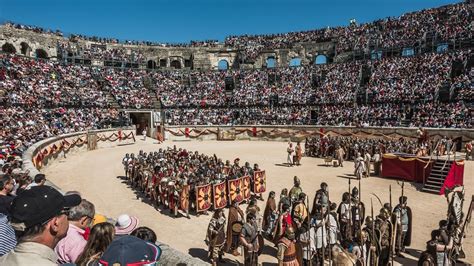 Gladiators Fighting In The Colosseum