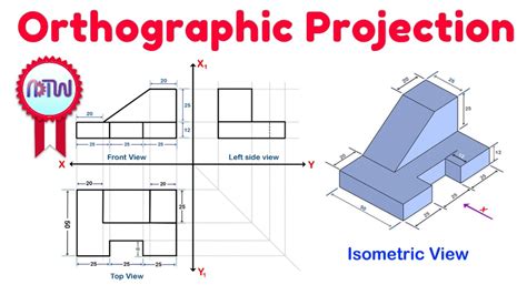 Orthographic Projection From Isometric View In Engineering, 43% OFF