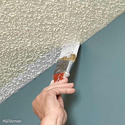 How to Paint a Ceiling | Painting ceilings tips, Painting popcorn ...