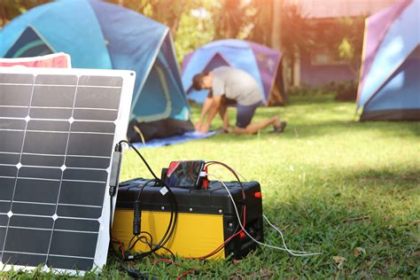 Solar Chargers for Camping, Power Box Battery Camping and Flexib - The ...