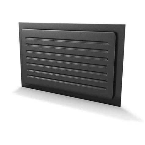 Crawl Space Door Systems 18-in x 10-in Black Plastic Foundation Vent ...