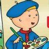 Coloring with Caillou - Coloring - Dress Up Games