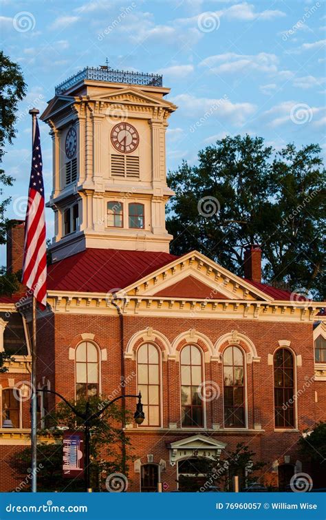 Historic Walton County Georgia Courthouse Editorial Photography - Image ...