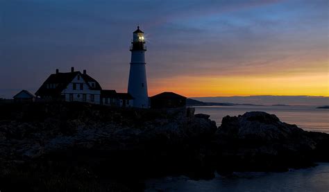 Portland Head Lighthouse Sunrise Photograph by Liz Mackney - Fine Art ...