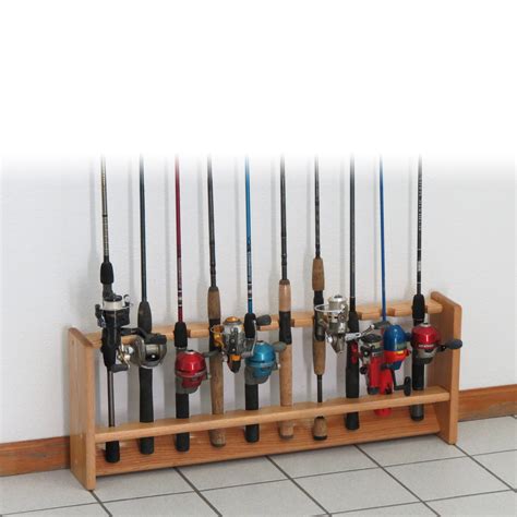 Wooden Mallet | Oak Fishing Rod Racks