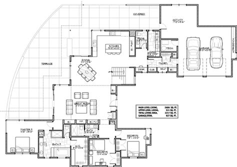 Ultra Modern Mansion Floor Plans