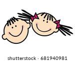 Kids Faces Clipart Free Stock Photo - Public Domain Pictures