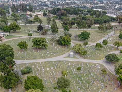 Aerial View of Greenwood Memorial Park & Mortuary. Editorial Photo ...