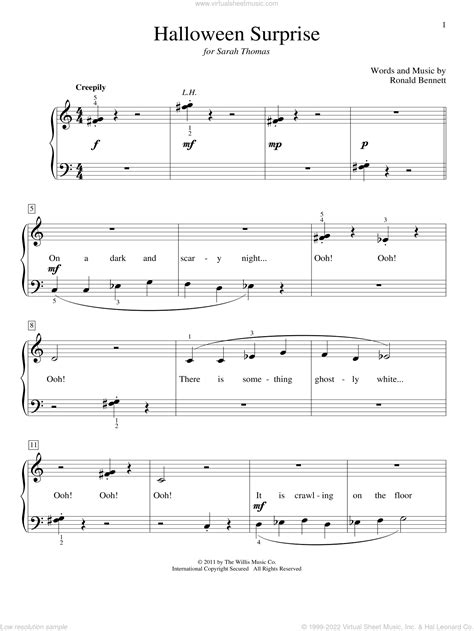 ☀ How to play halloween theme song on piano sheet music | ann's blog