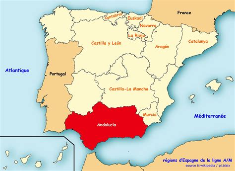 Map Of Andalucia Map Andalusia Maps Images