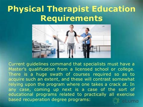 Requirements of Physical Therapist Education