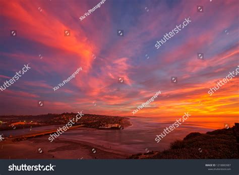 Beautiful Sunset Del Mar Beach Stock Photo 1218883987 | Shutterstock