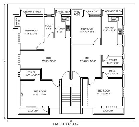 Autocad Simple Floor Plan Download - floorplans.click