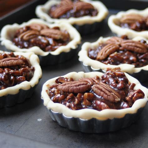 File:Chocolate Pecan Tarts on baking sheet in detail.jpg - Wikimedia ...