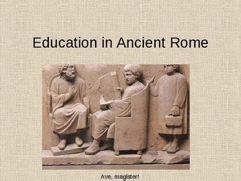 Ancient Rome Education by Kevin Epifano | Teachers Pay Teachers