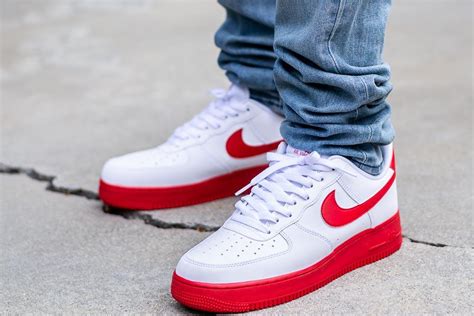 Nike Air Force 1 White & University Red Review