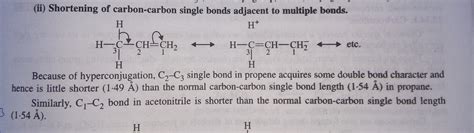 organic chemistry - How does hyperconjugation affect bond lengths in ...