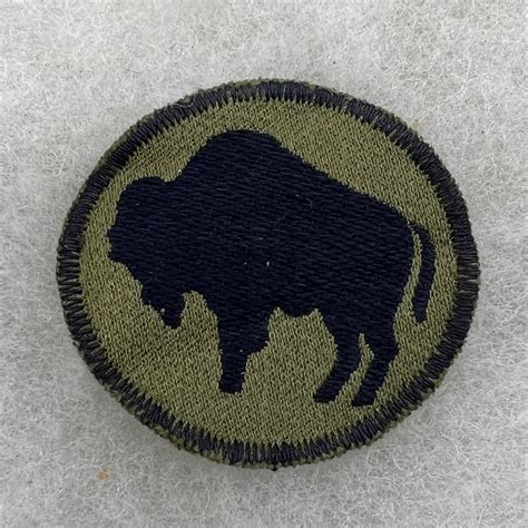 WW2 US Army 92nd Infantry Division Patch Woven Italian Made Rare ...