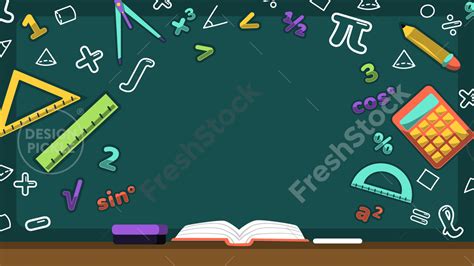 Zoom Background - Educators Math Subject – FreshStock