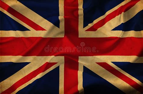 Great Britain waving flag stock illustration. Illustration of effect ...