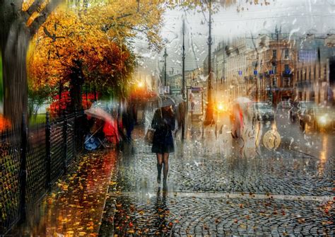 Rainy Autumn City Wallpapers - Wallpaper Cave