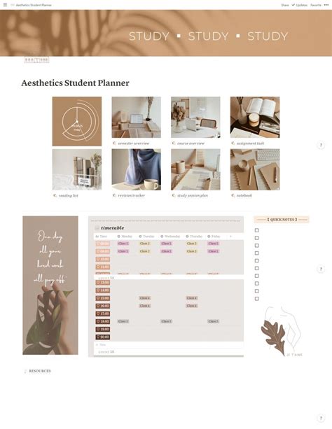 Academic Notion Templates