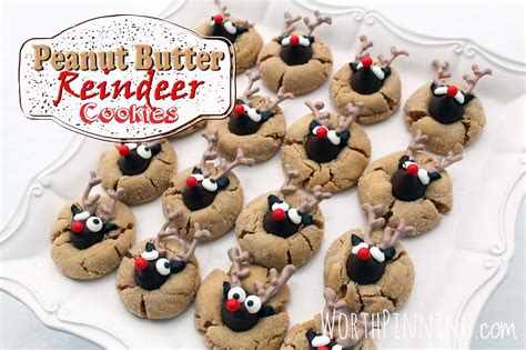 Peanut Butter Reindeer Cookies