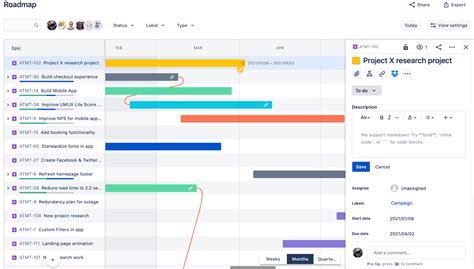 Product Roadmap Template Jira