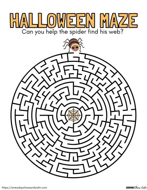 Free Printable Halloween Mazes