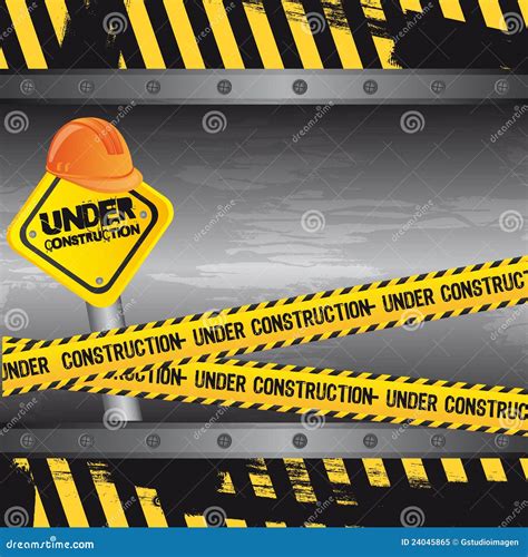 Under Construction Background Royalty Free Stock Photo - Image: 24045865