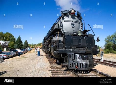 Historic Challenger locomotive steam engine during September 2005 Stock ...