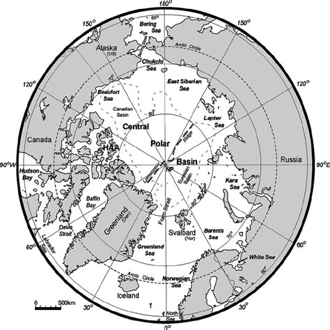 Polar Projection Map