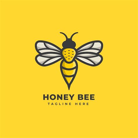 Premium Vector | Honey bee logo