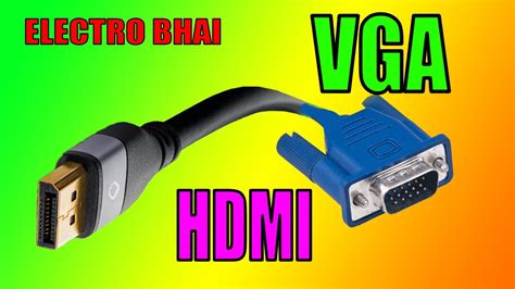 Vga Cable To Hdmi