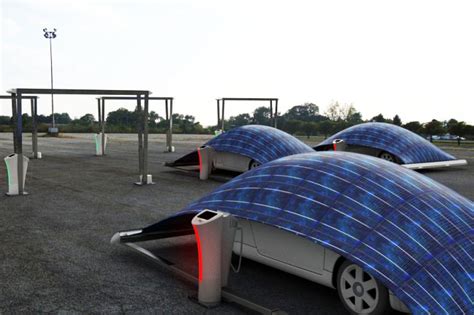 V-Tent is a Solar-Powered EV Charger That Protects Your Car | Inhabitat ...