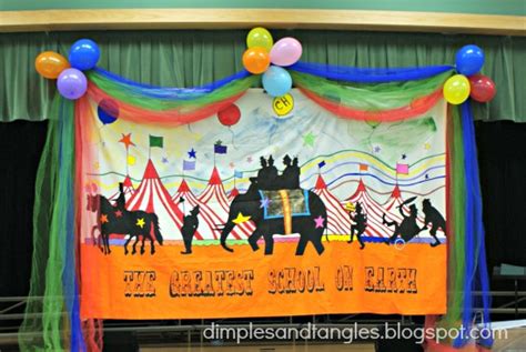 SCHOOL FUN FAIR/CARNIVAL DECORATIONS | Dimples and Tangles