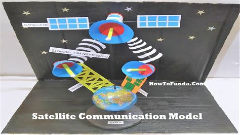 how to make the satellite communication model using cardboard - Science ...