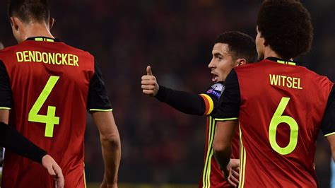 Possible Eden Hazard injury concern takes shine off Belgium's 8-1 ...