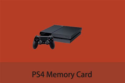 PS4 Memory Card: Usage & Purchase