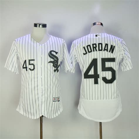 Chicago White Sox 45 Michael Jordan Flexbase Baseball Jersey White ...