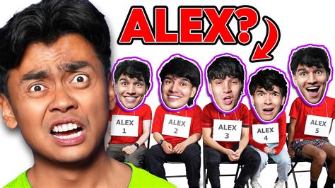 GUESS THE ALEX CHALLENGE!!! - YouTube