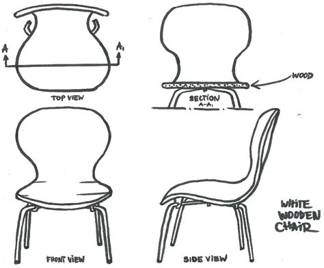 Assignment #2.3 Visual expression II, sketch of a chair - Bilyana's ...