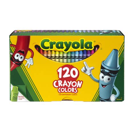 Crayola Giant Box of Crayons, 120 Count - Walmart.com - Walmart.com