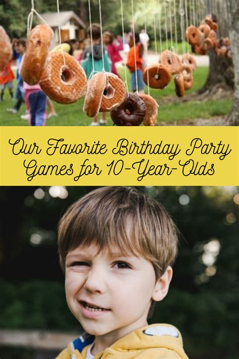 Favorite Birthday Party Games for 10-Year-Olds - Fun Party Pop