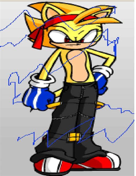 ssj 2 sonic by sonicwind64 on DeviantArt