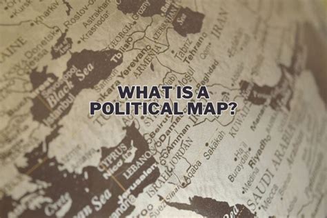 What Is A Political Map? Understanding The Cartographic Tool of ...